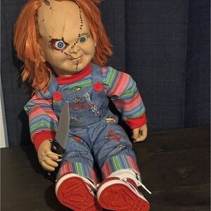 Chucky Doll with Knife - Multicolor